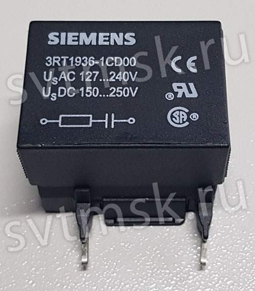 Контактор Siemens 3RT1936-1CD00. Подавитель помех 