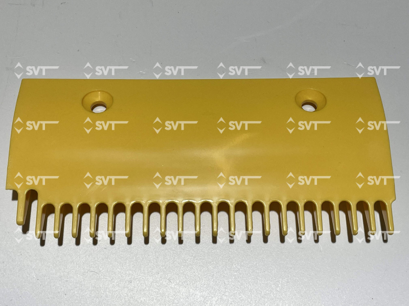 Гребенка эскалатора Sigma 22 зуба. Правая, желтый пластик. DSA2001488B-R