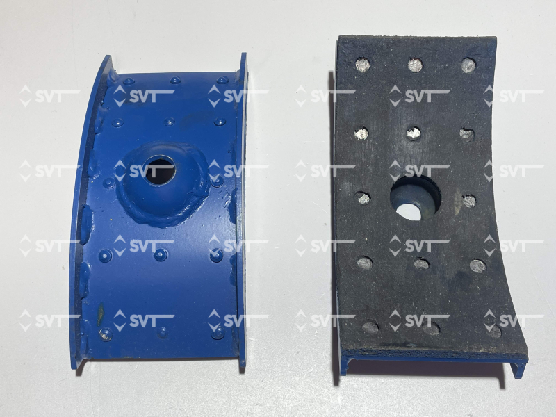 Колодка тормозная грузового лифта МЛЗ. 193х90 мм.