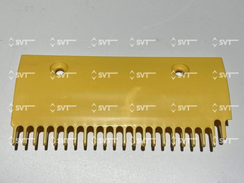 Гребенка эскалатора Sigma 22 зуба. Левая, желтый пластик. DSA2001488A-L