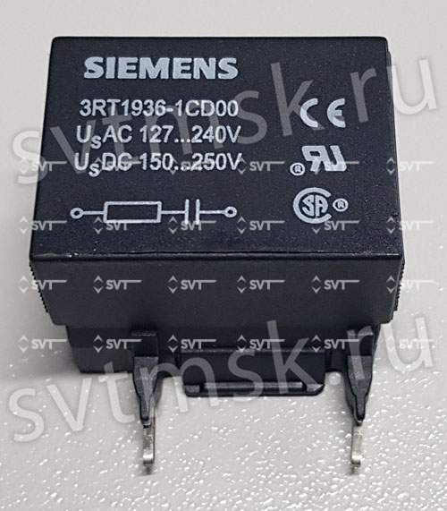 Контактор Siemens 3RT1936-1CD00. Подавитель помех 